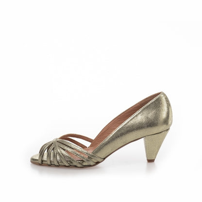 COPENHAGEN SHOES ALL I NEED - METALLIC Heels 371 PLATINO