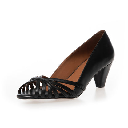 COPENHAGEN SHOES ALL I NEED LEATHER Heels 001 Black