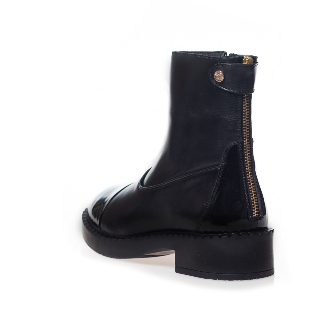 COPENHAGEN SHOES AMIE BOOTS PATENT Laarzen 0011 BLACK PATENT