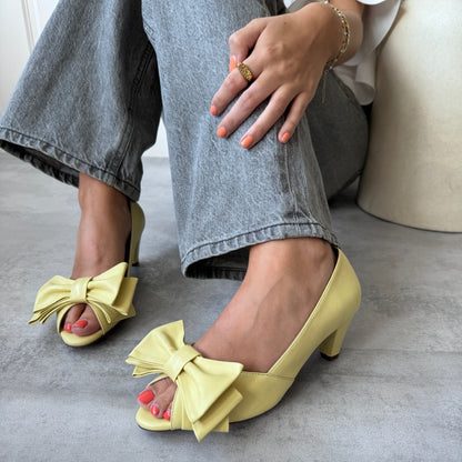 COPENHAGEN SHOES ANGIA Heels 0085 LT YELLOW