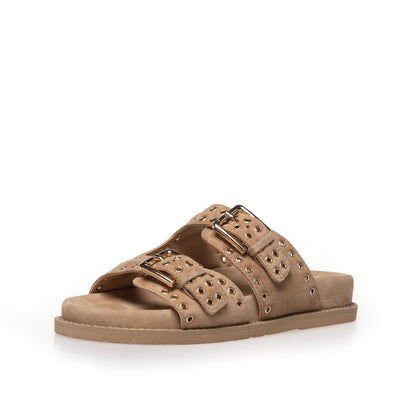 COPENHAGEN SHOES AS SUMMER SUEDE Slippers 0138 CAMEL