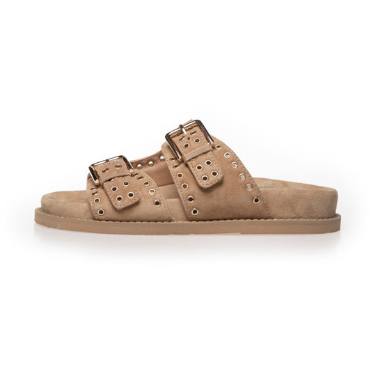 COPENHAGEN SHOES AS SUMMER SUEDE Slippers 0138 CAMEL