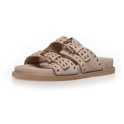 COPENHAGEN SHOES AS SUMMER SUEDE Slippers 0301 BISCUIT