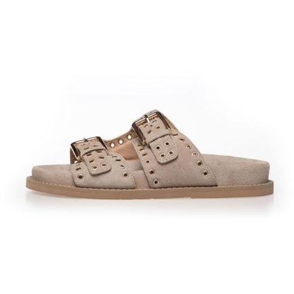 COPENHAGEN SHOES AS SUMMER SUEDE Slippers 0301 BISCUIT