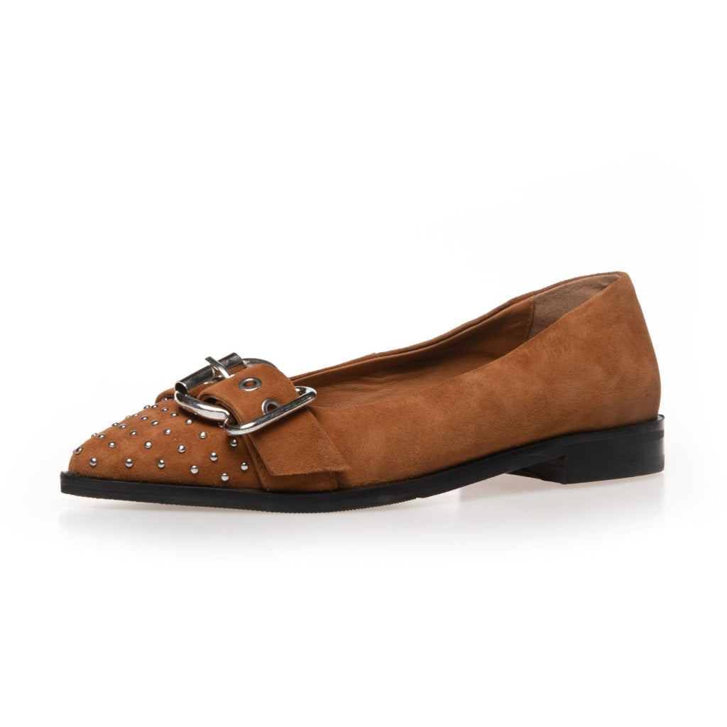 COPENHAGEN SHOES AS THE MOVE SUEDE Ballerinas 632 TAN