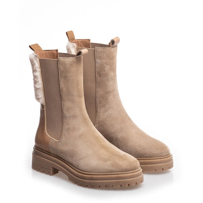 COPENHAGEN SHOES BEVERLY BOOT SUEDE Laarzen 282 SAND