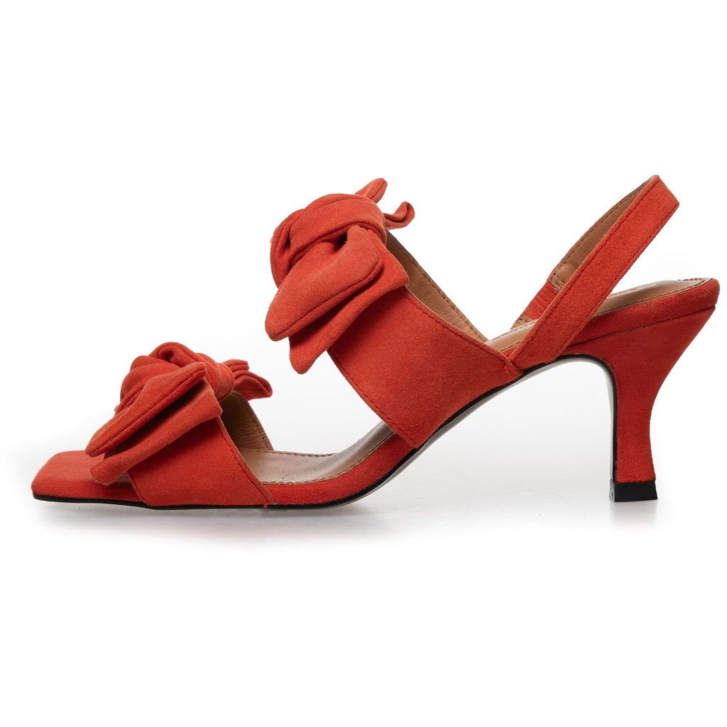 COPENHAGEN SHOES BREATHE - SUEDE Heels 0018 CHERRY TOMATO