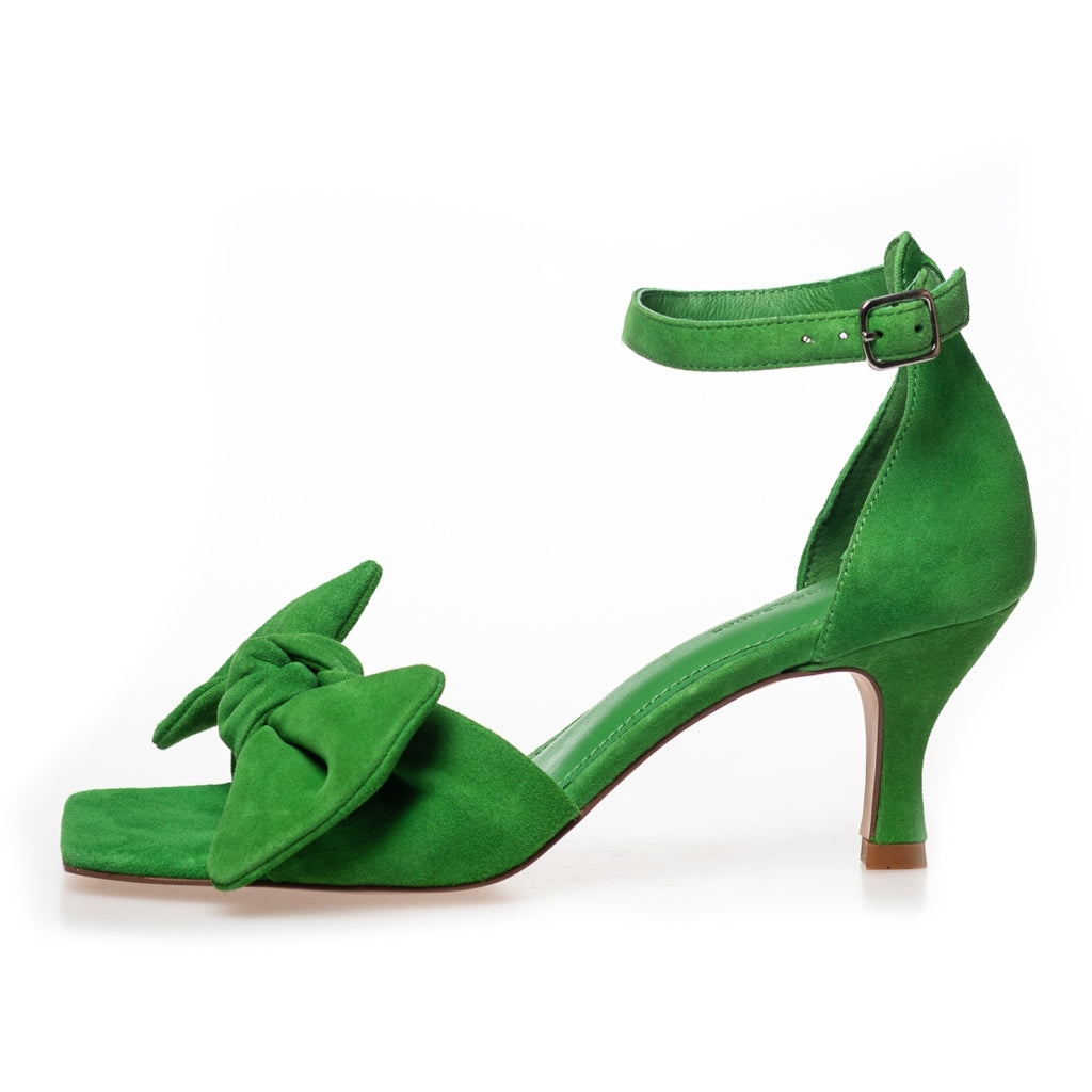 COPENHAGEN SHOES DANCING 23 SUEDE Heels 020 NEW GREEN (PARROT GREEN)