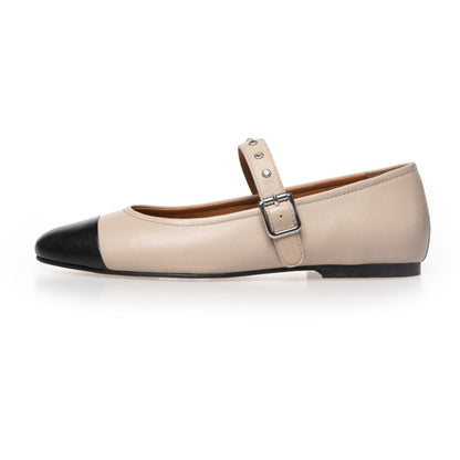 COPENHAGEN SHOES DREAMING OF LOVE Ballerinas 0003 BEIGE/BLACK