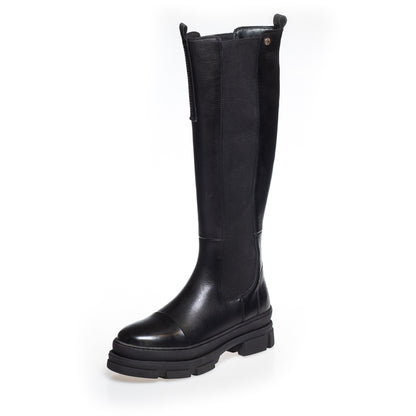 COPENHAGEN SHOES FOLLOW ME Long boot 002 Black (with black stiches)