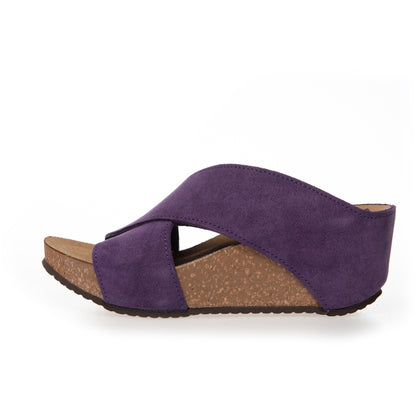 COPENHAGEN SHOES FRANCES 22 Suede Slippers 00076 VIOLET (VIOLA U-27)