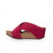 COPENHAGEN SHOES FRANCES 23 Suede Sandalen met sleehak 2825 PINK PURPLE