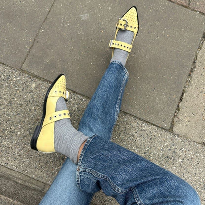 COPENHAGEN SHOES FUTURE VIBES PATENT Ballerinas 0087 YELLOW