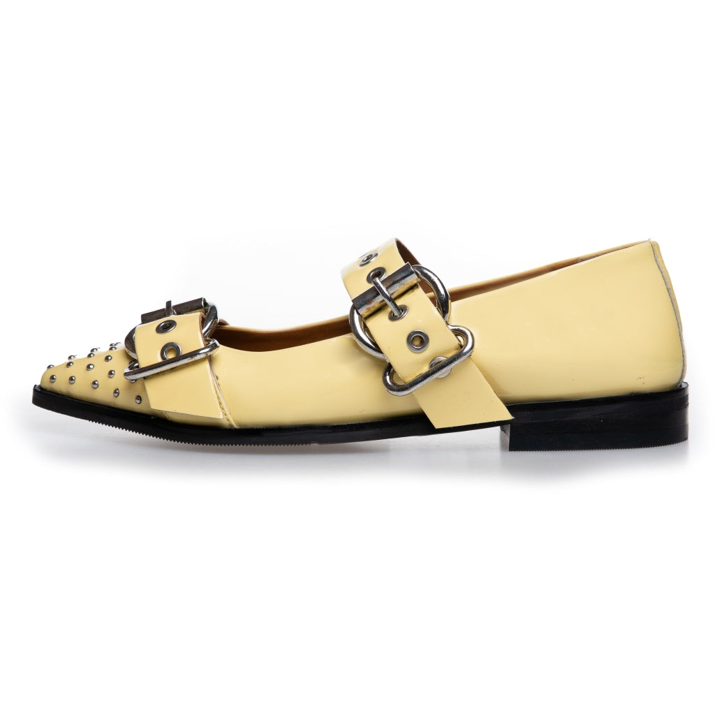 COPENHAGEN SHOES FUTURE VIBES PATENT Ballerinas 0087 YELLOW