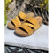 COPENHAGEN SHOES GENE Nubuk Sandalen met sleehak 191 Yellow