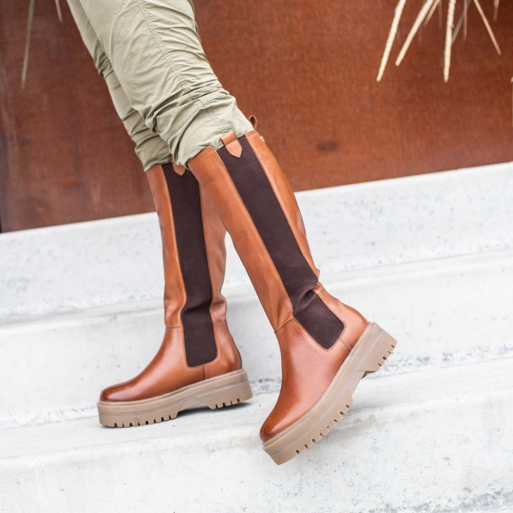 COPENHAGEN SHOES GOING HIGH Long boot 112 Cognac