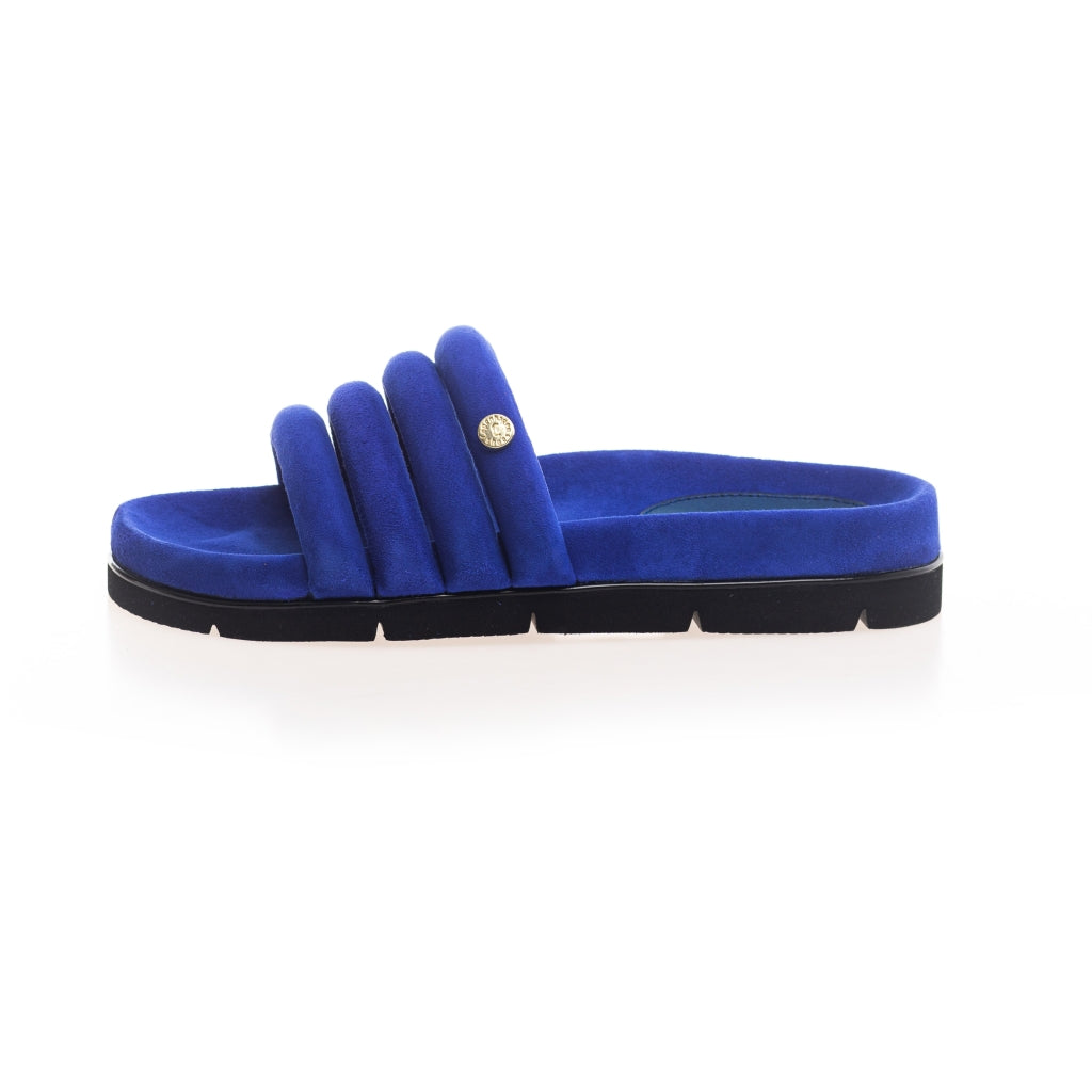 COPENHAGEN SHOES LEAFS SUEDE Slippers 1201 Electric blue