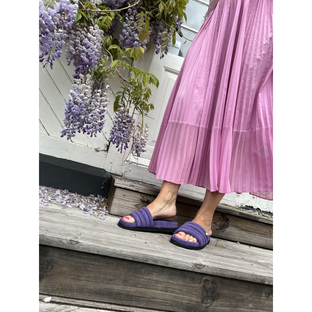 COPENHAGEN SHOES LEAFS SUEDE Slippers 154 Lilac