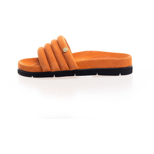 COPENHAGEN SHOES LEAFS SUEDE Slippers 165 Orange