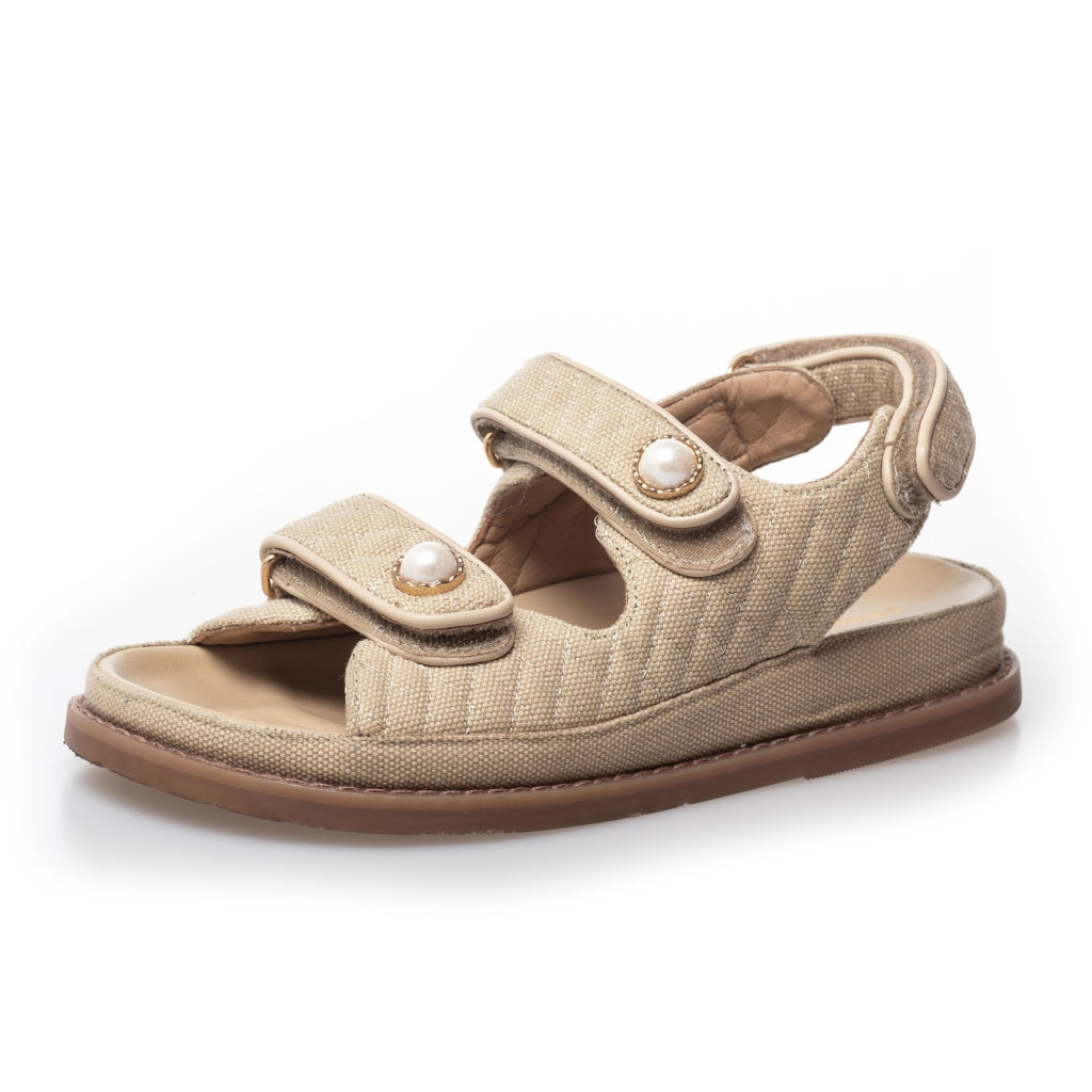 COPENHAGEN SHOES LUXURY SPORT 22 CANVAS Sandalen 0002 BEIGE