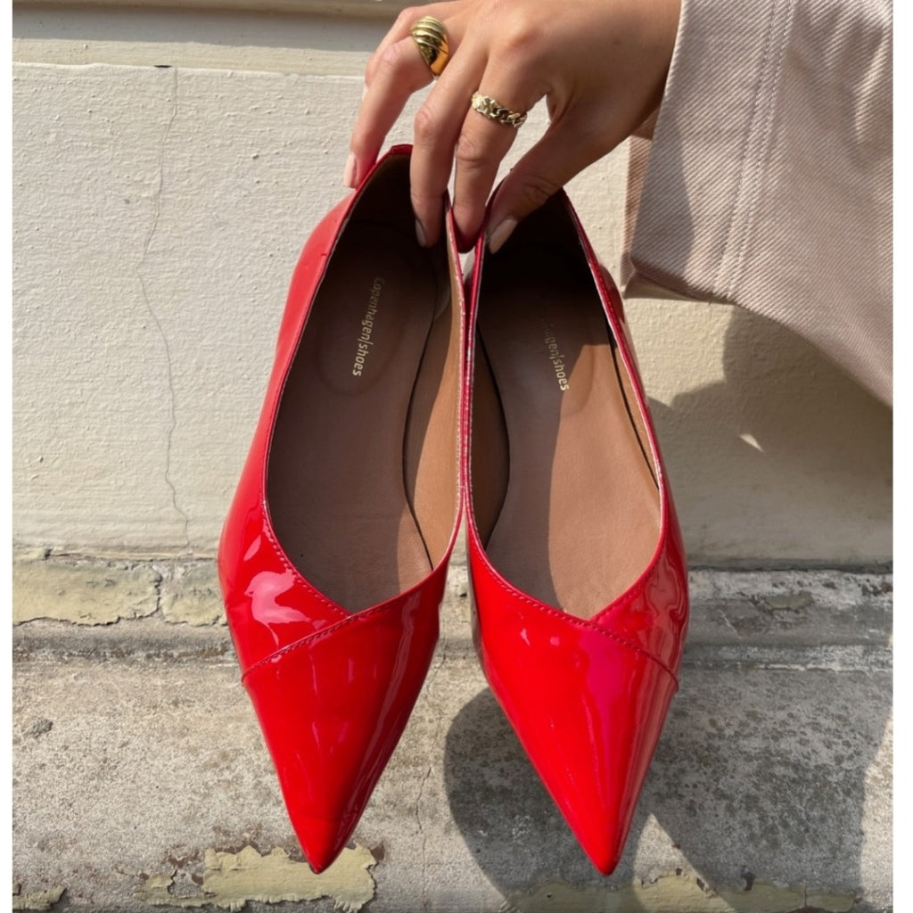 COPENHAGEN SHOES MAKE PASSION PATENT Ballerinas 124 RED PATENT