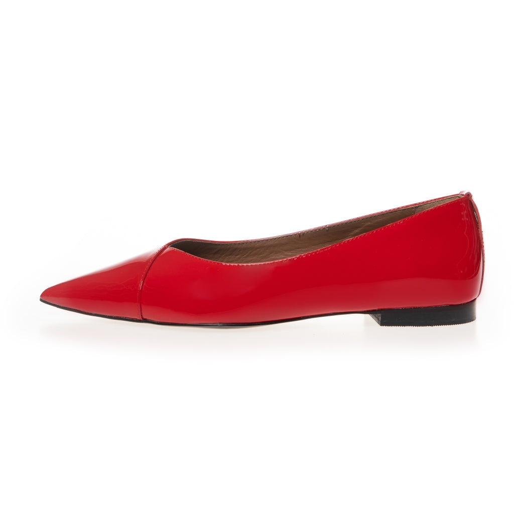 COPENHAGEN SHOES MAKE PASSION PATENT Ballerinas 124 RED PATENT