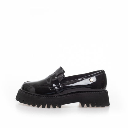 COPENHAGEN SHOES MAKE WAVES PATENT Loafers 2232 BLACK/PATENT