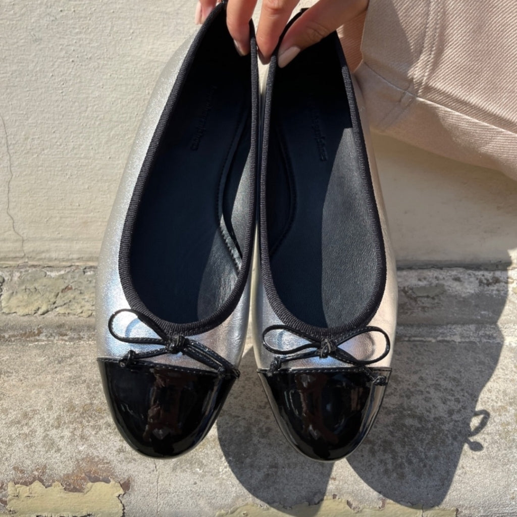 COPENHAGEN SHOES MY OWN BALLERINAS Ballerinas 334 SILVER / BLACK