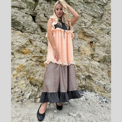 STORIES FROM THE ATELIER by COPENHAGENSHOES MY WAVES DRESS DRESS 2249 MULTI COLOR BROWN