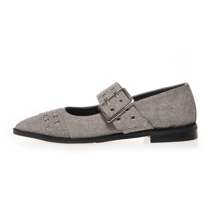 COPENHAGEN SHOES PASSION MOVE-DENIM Ballerinas 0028 GREY