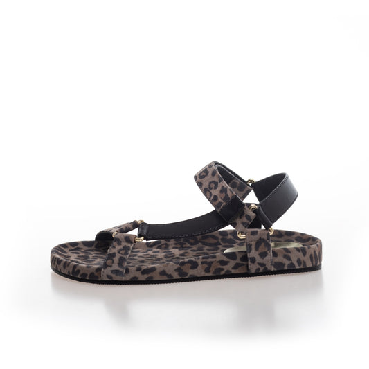 COPENHAGEN SHOES PEACE LEP. Sandalen 049 Black leopard