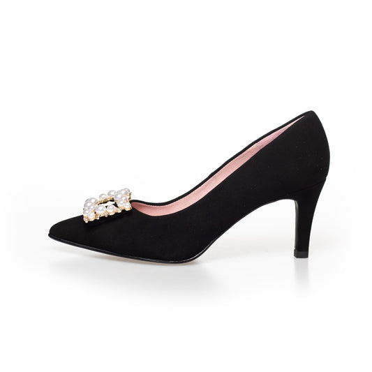 COPENHAGEN SHOES PEARLS AND DIAMONDS Heels 0001 BLACK