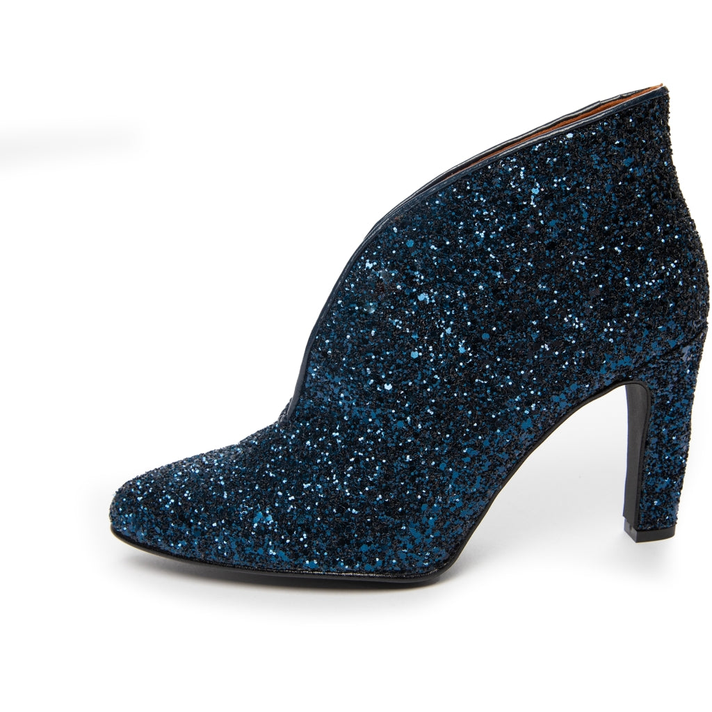 COPENHAGEN SHOES SUS GLITTER Heels 011 BLUE GLITTER