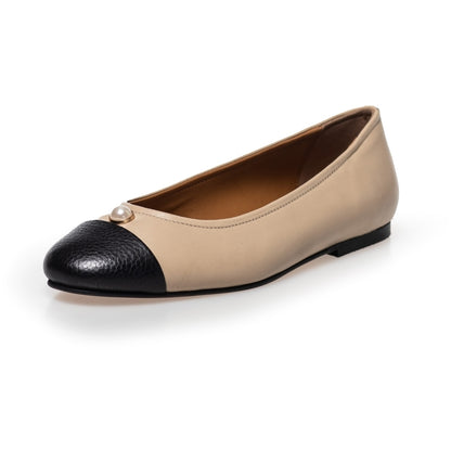 COPENHAGEN SHOES THE NEW PEARL BALLERINA Ballerinas 0007 BLACK / NUDE