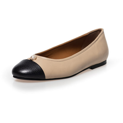 COPENHAGEN SHOES THE PEARL BALLERINA Ballerinas 0007 BLACK / NUDE