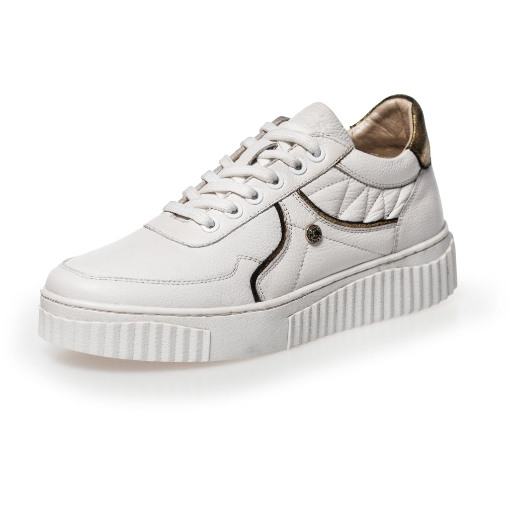 COPENHAGEN SHOES WILL YOU RUN Sneakers 0442 WHITE/GOLD