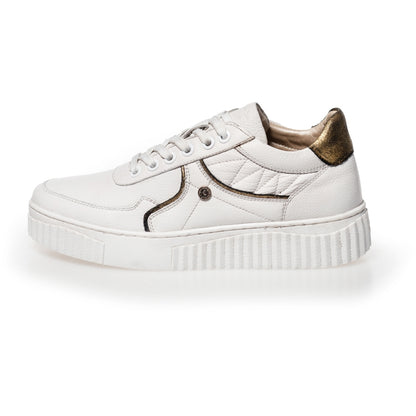 COPENHAGEN SHOES WILL YOU RUN Sneakers 0442 WHITE/GOLD