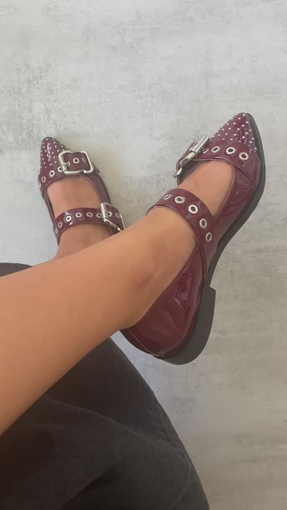 COPENHAGEN SHOES FUTURE VIBES PATENT (P) Ballerinas 229 Bordo