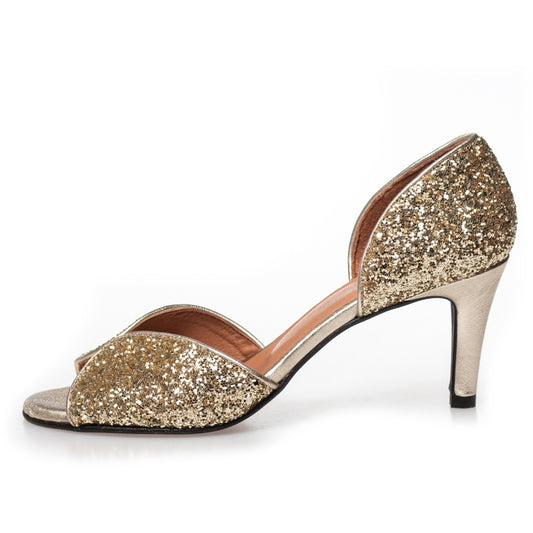 COPENHAGEN SHOES MY DIAMONDS Heels 013 GOLD GLITTER